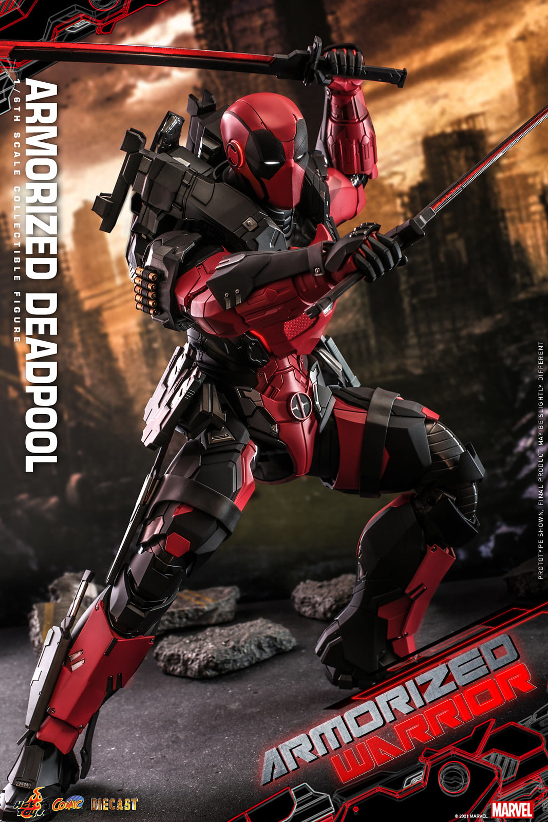 NEW PRODUCT: Hot Toys Armorized Warrior - 1/6th scale Armorized Deadpool Collectible Figure [Armorized Warrior Collection] 51312242925_cb4563850f_h