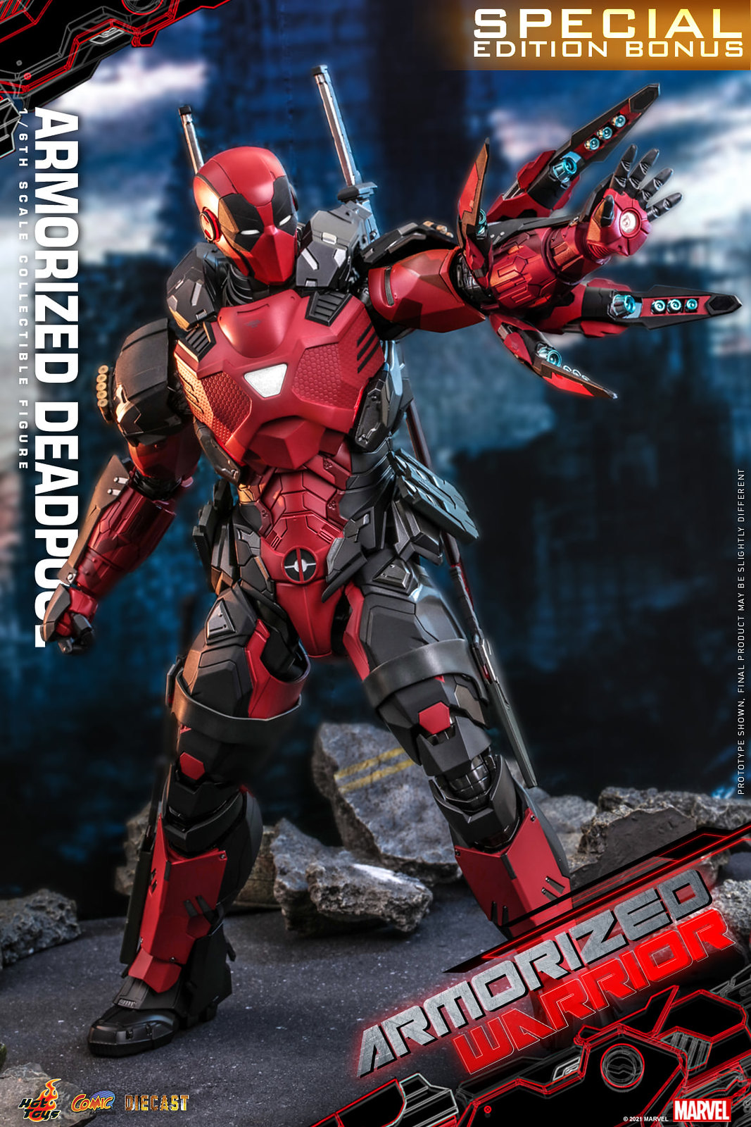 NEW PRODUCT: Hot Toys Armorized Warrior - 1/6th scale Armorized Deadpool Collectible Figure [Armorized Warrior Collection] 51312242930_19b98a5092_h