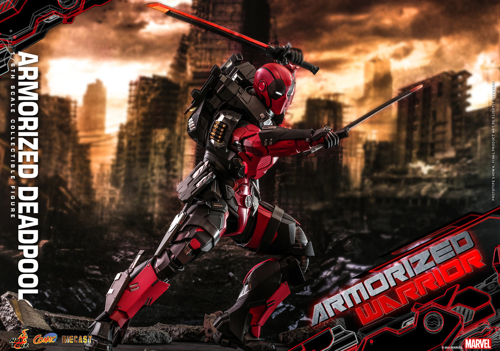 NEW PRODUCT: Hot Toys Armorized Warrior - 1/6th scale Armorized Deadpool Collectible Figure [Armorized Warrior Collection] 51312243050_a0fa2dd946_h