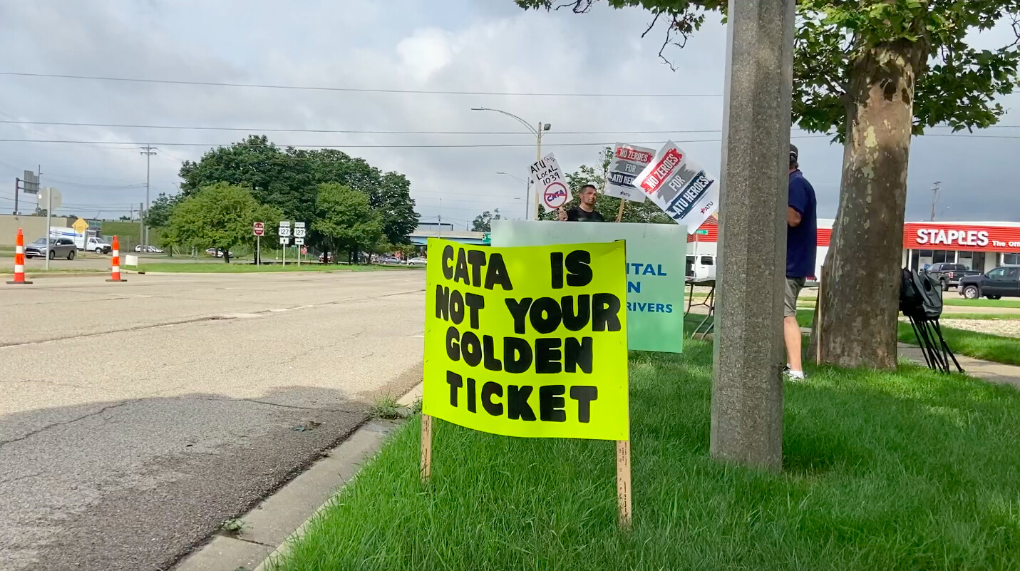 CATA Workers Protest Career Fair