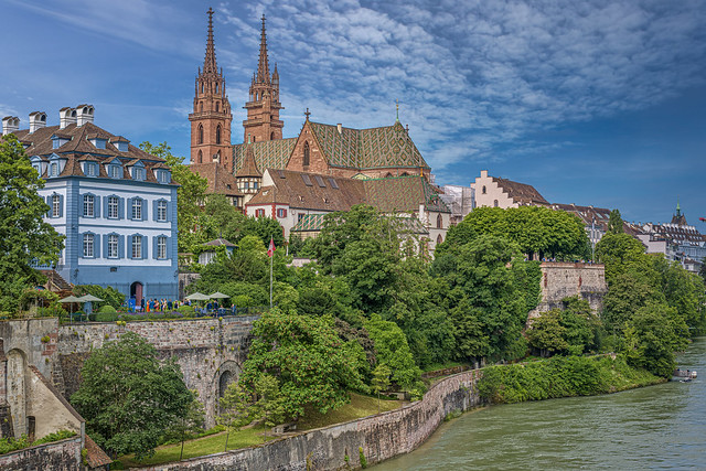 Basel am Rhein, Schweiz