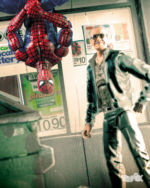 Marvel Legends Stan Lee and Marvel Legends Spider-Man