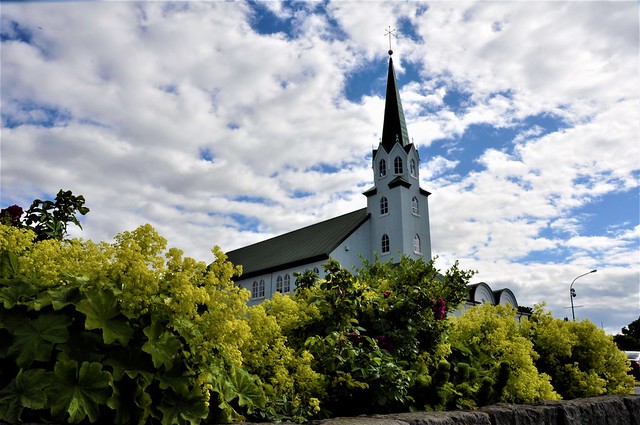 iglesia sobre plantas-REIKIAVIK-Islandia