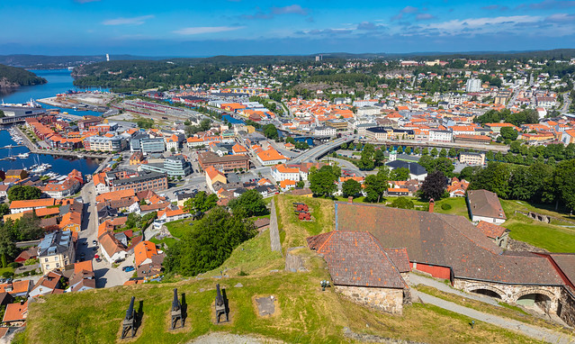Halden - defended by Fredriksten Fortress