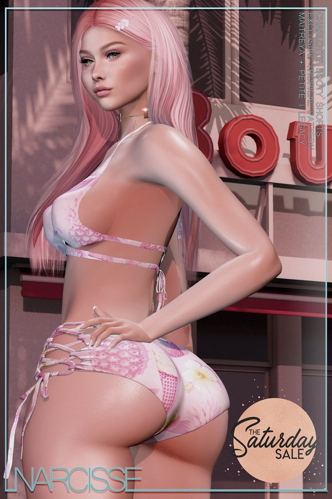 -Narcisse- The Saturday Sale July 16th - Charlotte Booty shorts