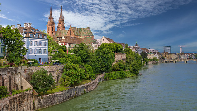 Basel am Rhein, Schweiz
