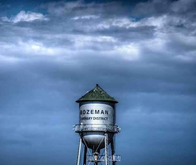 Water Tower - Bozeman Cannery District - Montana