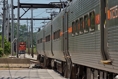 Michigan City Meet by Dave Blaze Rail Photography, Turning around from the prior shot here is a going away view of Chicago bound train 18 behind MU #5.