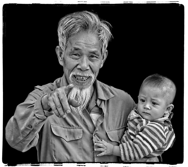Vietnam- B&W portraits