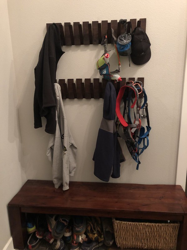 Woodworking: Modern Coat Rack