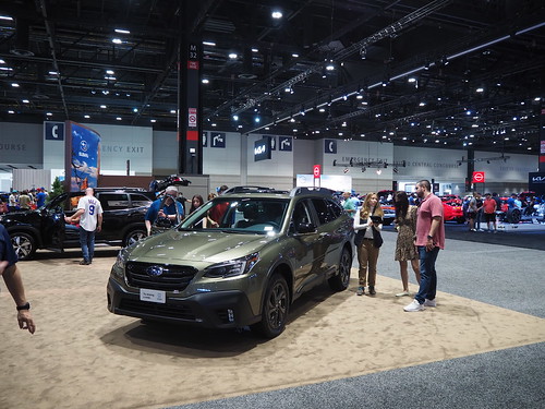 Subaru Outback at the 2021 Chicago Auto Show