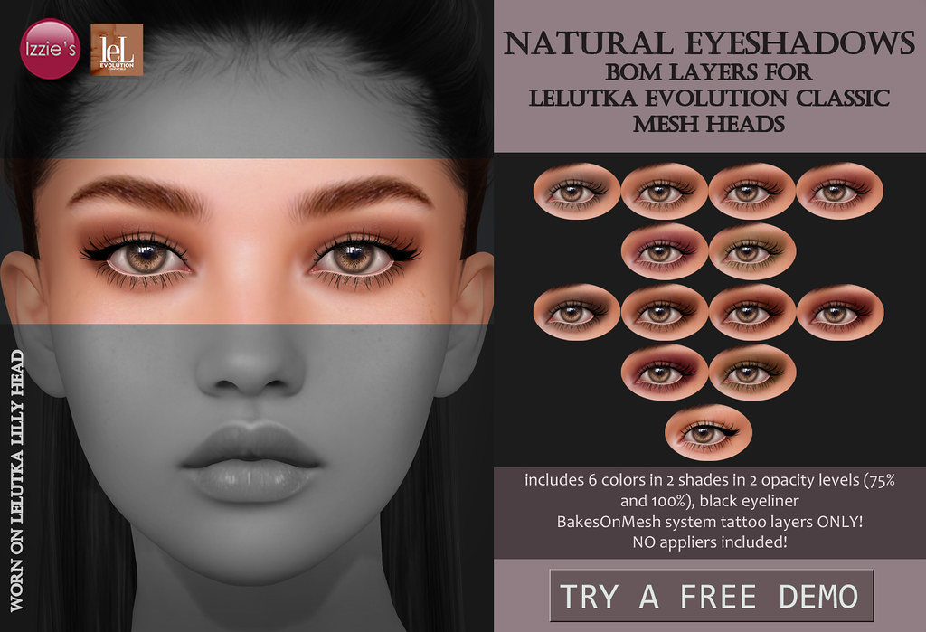 Natural Eyeshadows (LeLutka Evo Classic) for TLC