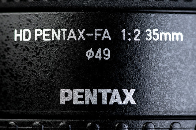 This (not so) Old Lens: HD Pentax-FA 35mm f/2 – Eric L. Woods