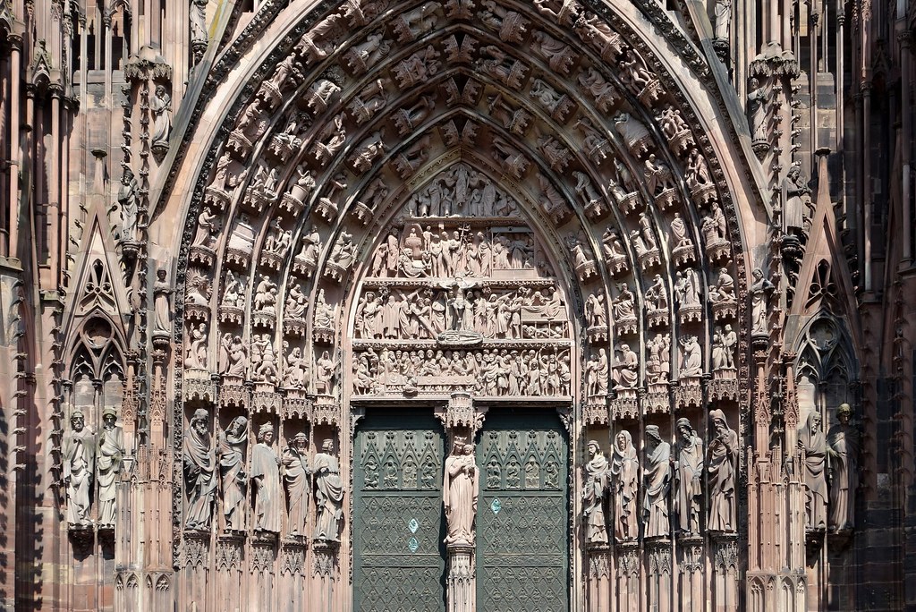 Portail principal de la cathédrale Notre-Dame de Strasbourg