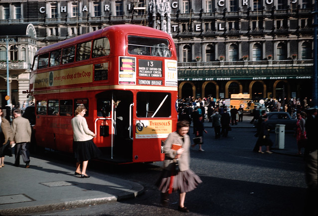 Trafalgar Square, London, October 1960