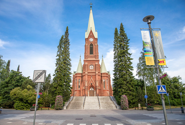 The cathedral of Mikkeli, Finland