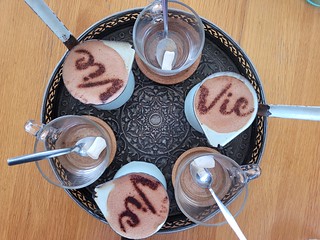 Hot Chocolates at Cafe Vie