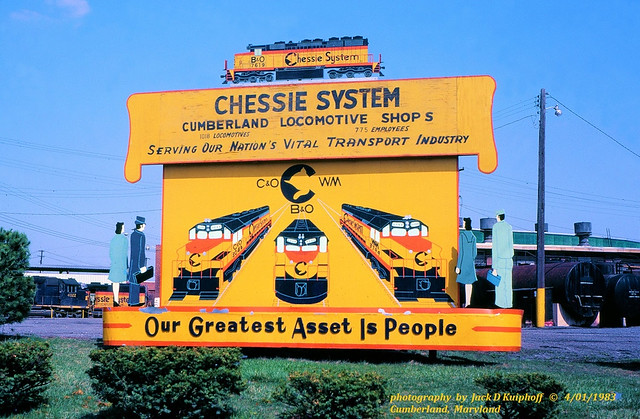 Chessie Cumberland Terminal,  4-01-1983