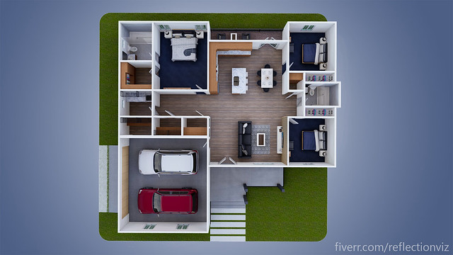 3d floor plan by reflectionviz