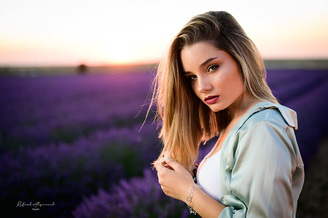 Paula in Lavender Fields