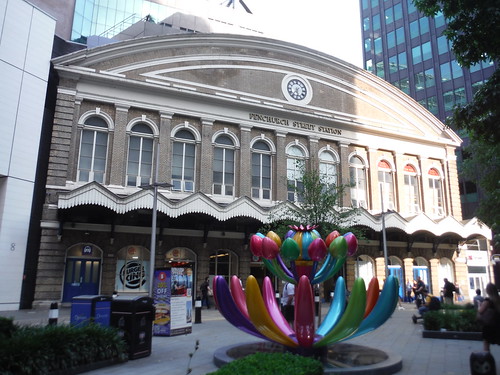 Jun T. Lai - Bloom Paradise (part 1 out of 3); Fenchurch Street Station SWC Walk Short 24 - Sculpture in the City