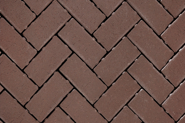 Claret Clear Permeable Pavers | Brown Bricks