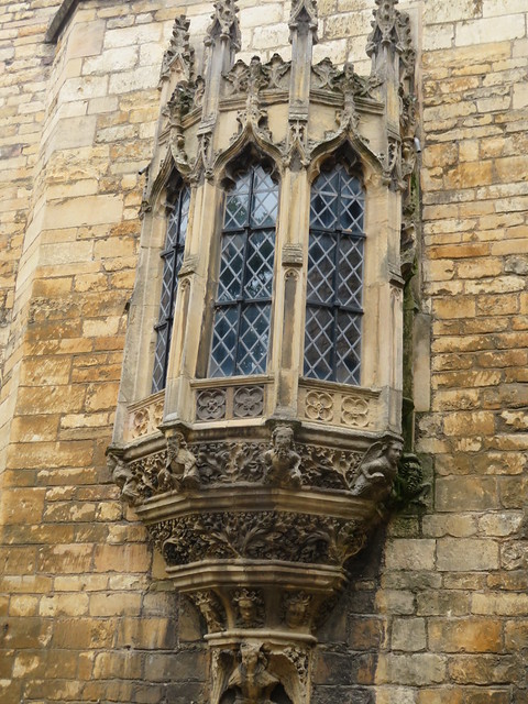 UK - Lincolnshire - Lincoln - Lincoln Castle - Window added by gatehouse