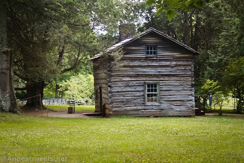 The Matthews Cabin, which is located near the Mabry Mill, Blue Ridge Parkway, Virginia