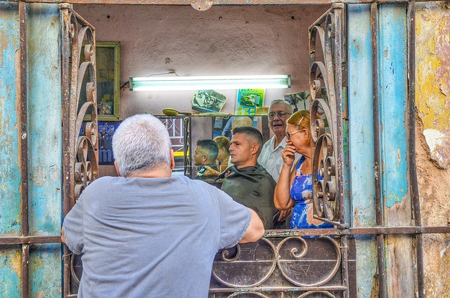 Bad Hair Day? Barber shop in Havana, Cuba