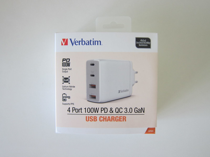 Verbatim 4-Port PD 100W Charger - Box Front