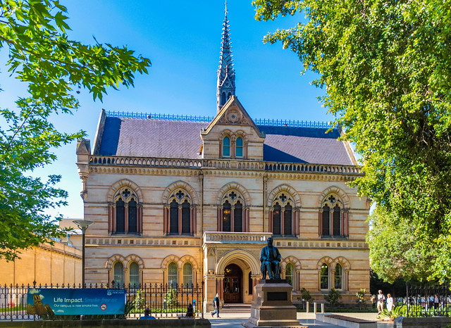 Das Mitchell Building der Universität von South Australia in Adelaide