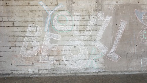 You'll Be OK - Chalk on Wall - UCSD