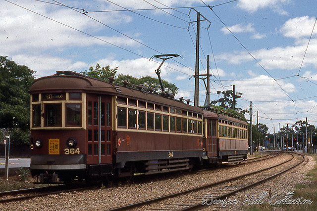 Glenelg Trams 364 & 370, Approaching Greenhill Road Tram Stop