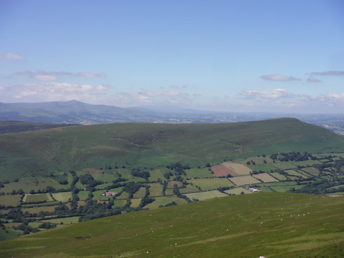 Mynydd Troed and Central Beacons, from Pen Trumau SWC Walk 333 - Crickhowell Circular (via Table Mountain and the Three Pens) [Long Route via Waun Fach and Pen y Gadair Fawr]