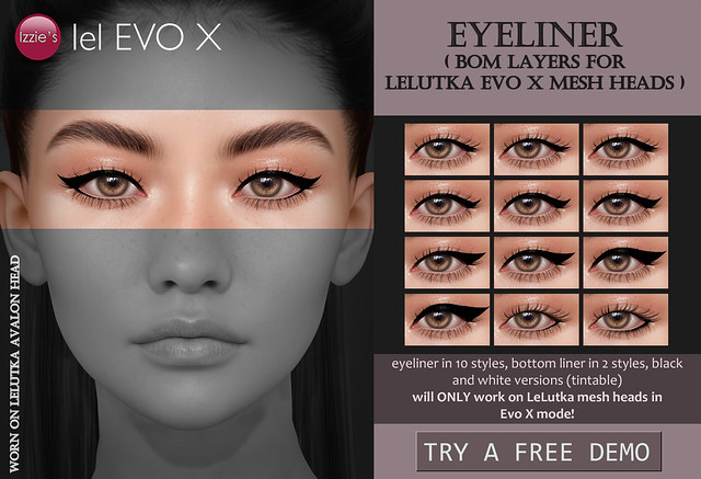 Izzie's - Eyeliner (LeLutka Evo X) for FLF