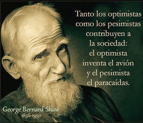 Contribución de los optimistas y de los pesimistas