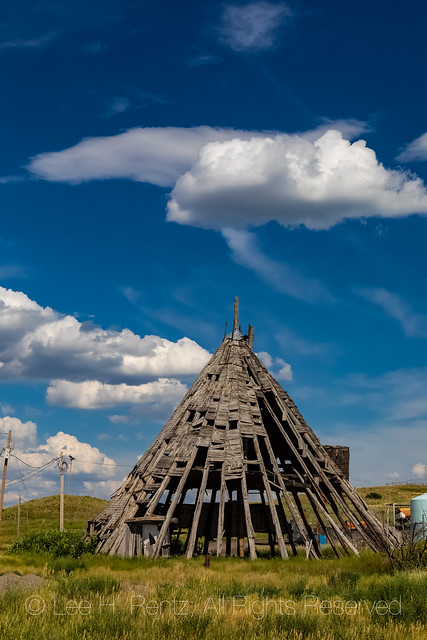 Moncure Tipi in Busby, Montana