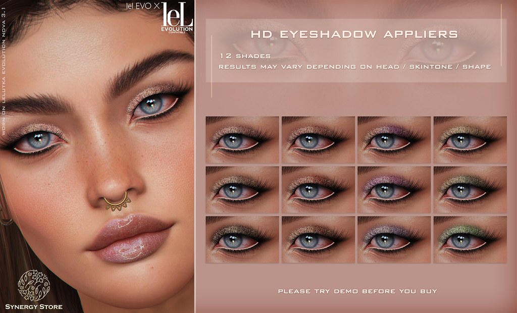 Synergy – Lelutka HD Eyeshadow Applier for EVO/EVO X heads – Albury♥