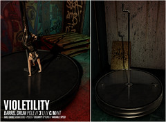 Violetility - Barrel Drum Pole