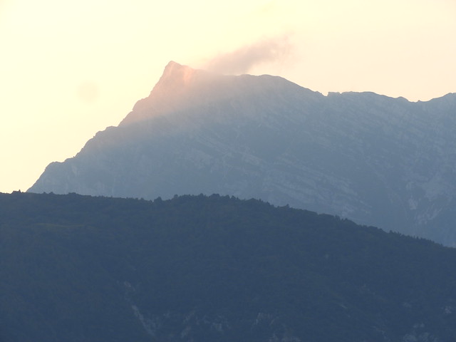 DSCN1058 Tramonto - Monte Raut e Monte Jouf