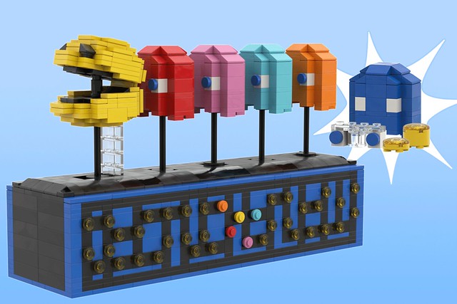 Moving PAC-MAN Display - On Lego Ideas