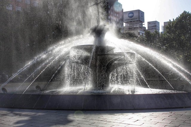 Summer Fountain in Sapporo