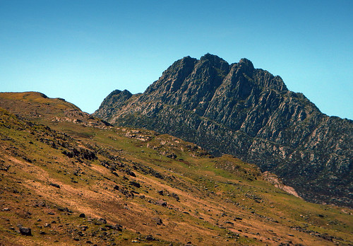 Mountain ridge at Betws-y-coed in Snowdon National Park, Wales
