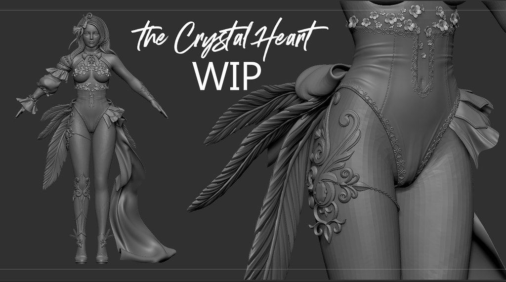 GIVEAWAY & WIP  the Crystal Heart Festival