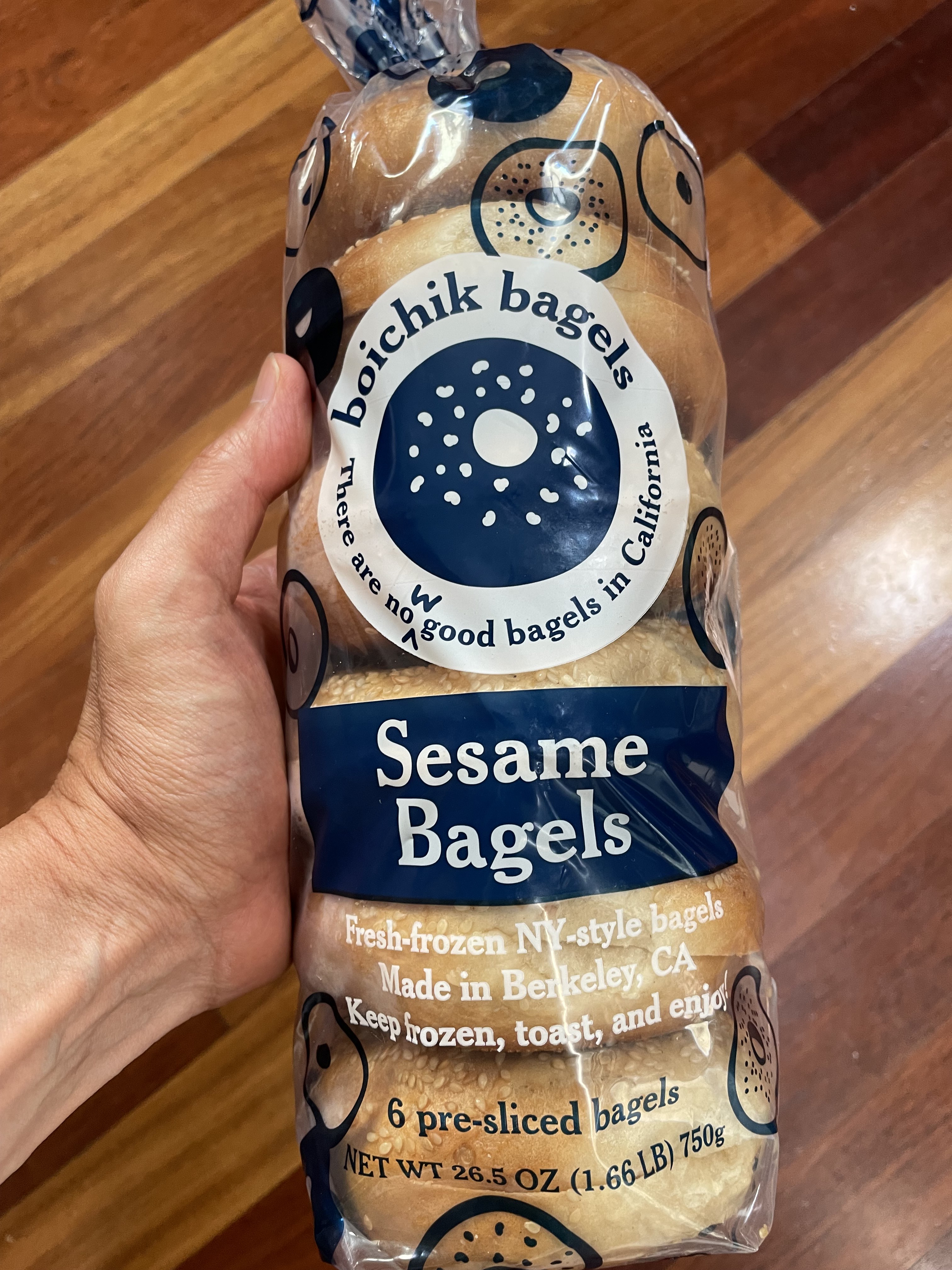 Sesame Bagels by Boichik bagels