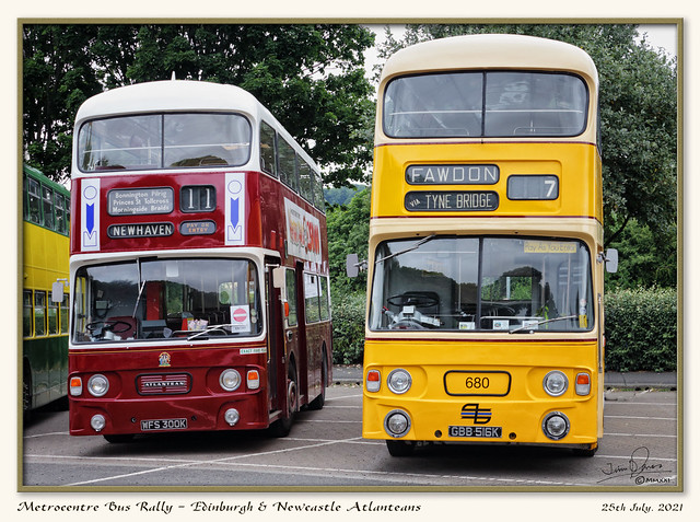 MBT007 Metrocentre Bus Rally 2021 - Edinburgh & Newcastle Atlanteans