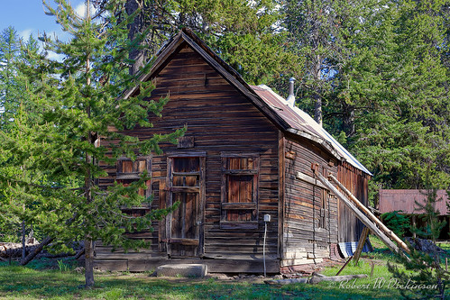 bakercounty oregon ghosttown greenhorn fadingamerica hdr cabin house abandoned