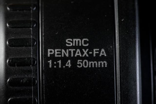 Pentax Normal SMCP-FA 50mm f/1.4