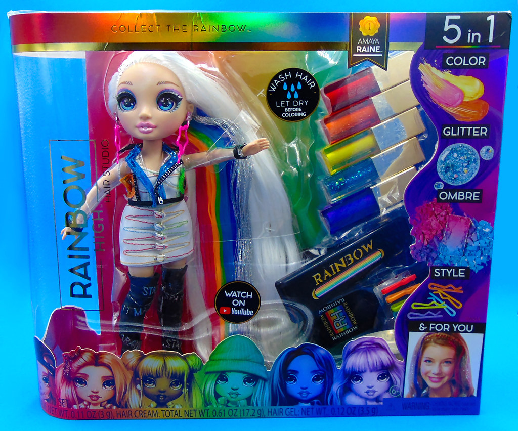 Rainbow High Hair Studio 5 in 1 Playset & Amaya Raine exclusive