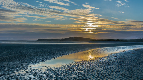 Clam Harbour Beach low tide sunset by brianreid7, 